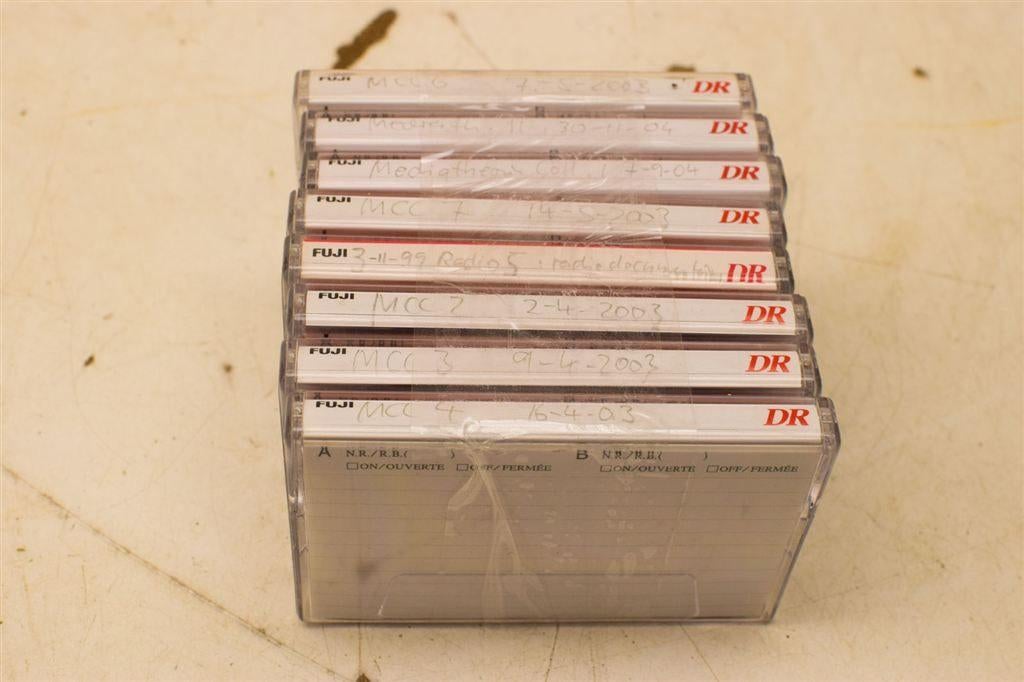 8 stuks Fuji DR cassettebandjes 46964, Ophalen of Verzenden, Gebruikt, Overige genres, 1 bandje