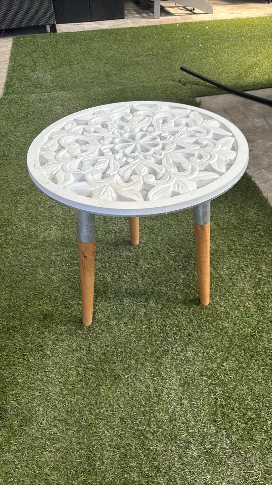 Bijzettafel, Huis en Inrichting, Ophalen, Rond, Minder dan 55 cm, Minder dan 45 cm