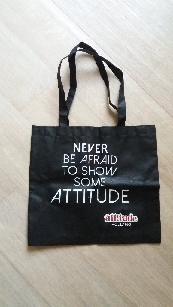 attitude Holland tas, Ophalen, Nieuw, Zwart, Shopper