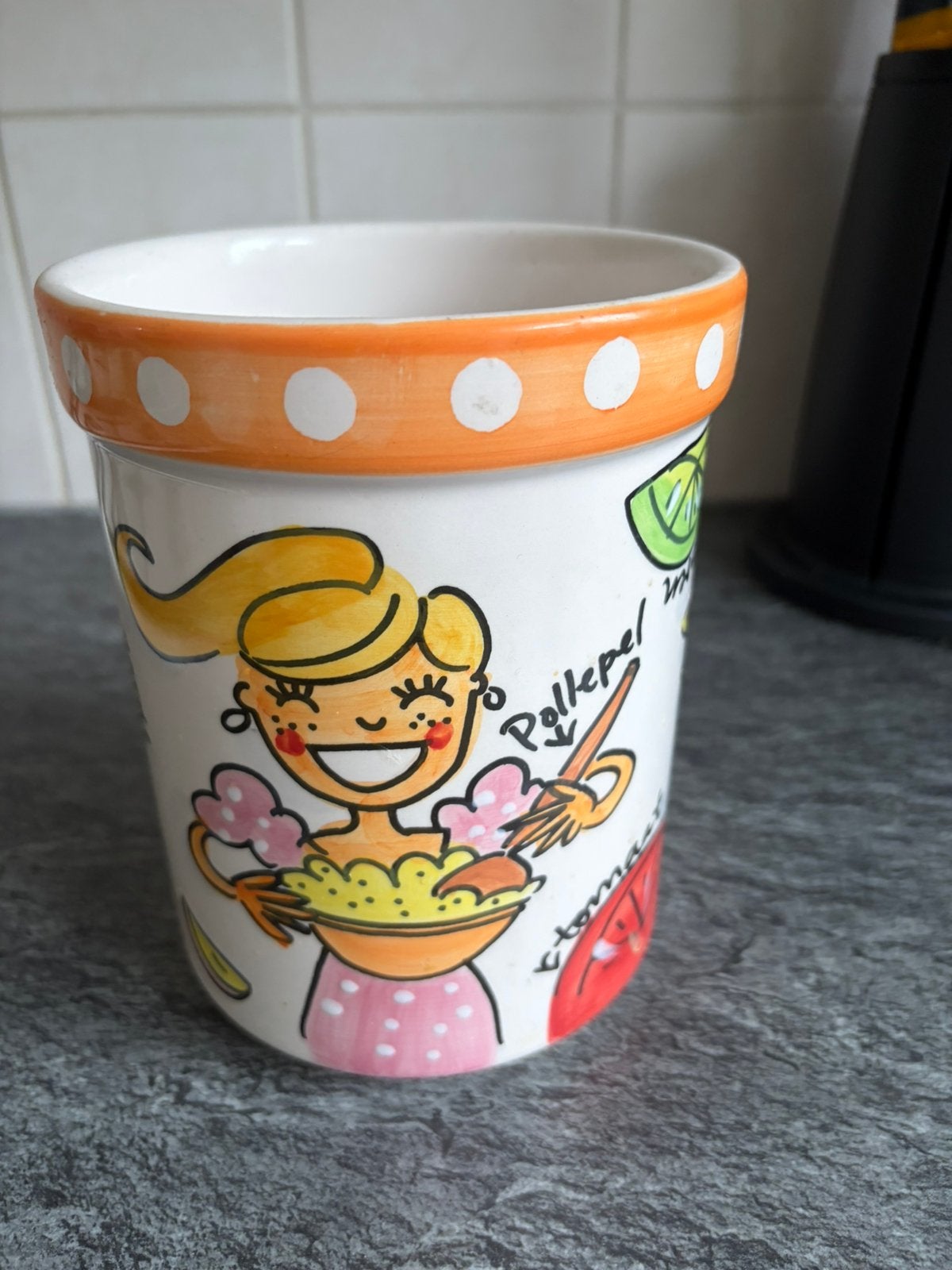 Blond Amsterdam pot, Huis en Inrichting, Keuken | Servies, Gebruikt, Overige typen, Ophalen of Verzenden, Aardewerk