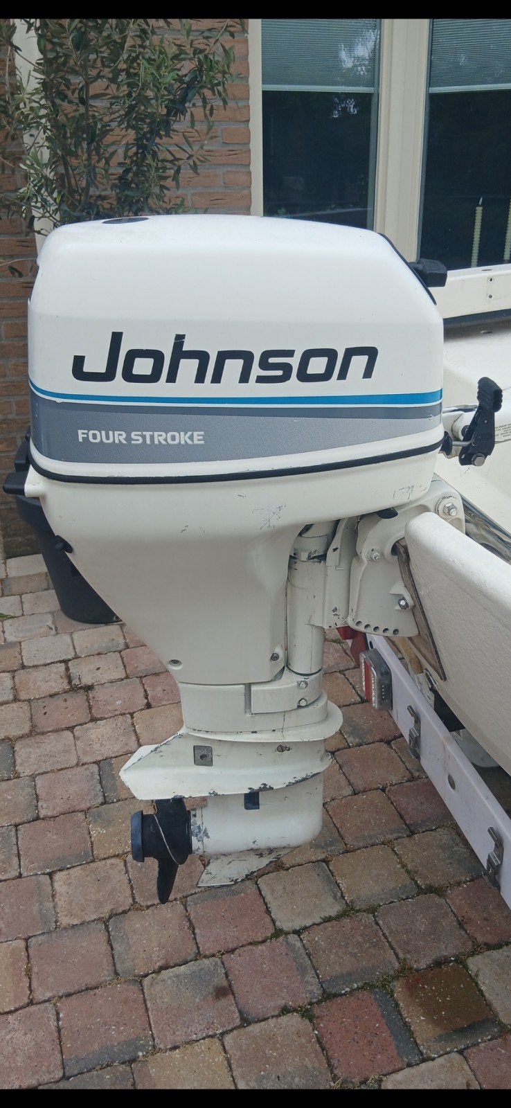 Johnson 15pk 4takt, Ophalen, Gebruikt, Benzine, 10 tot 30 pk