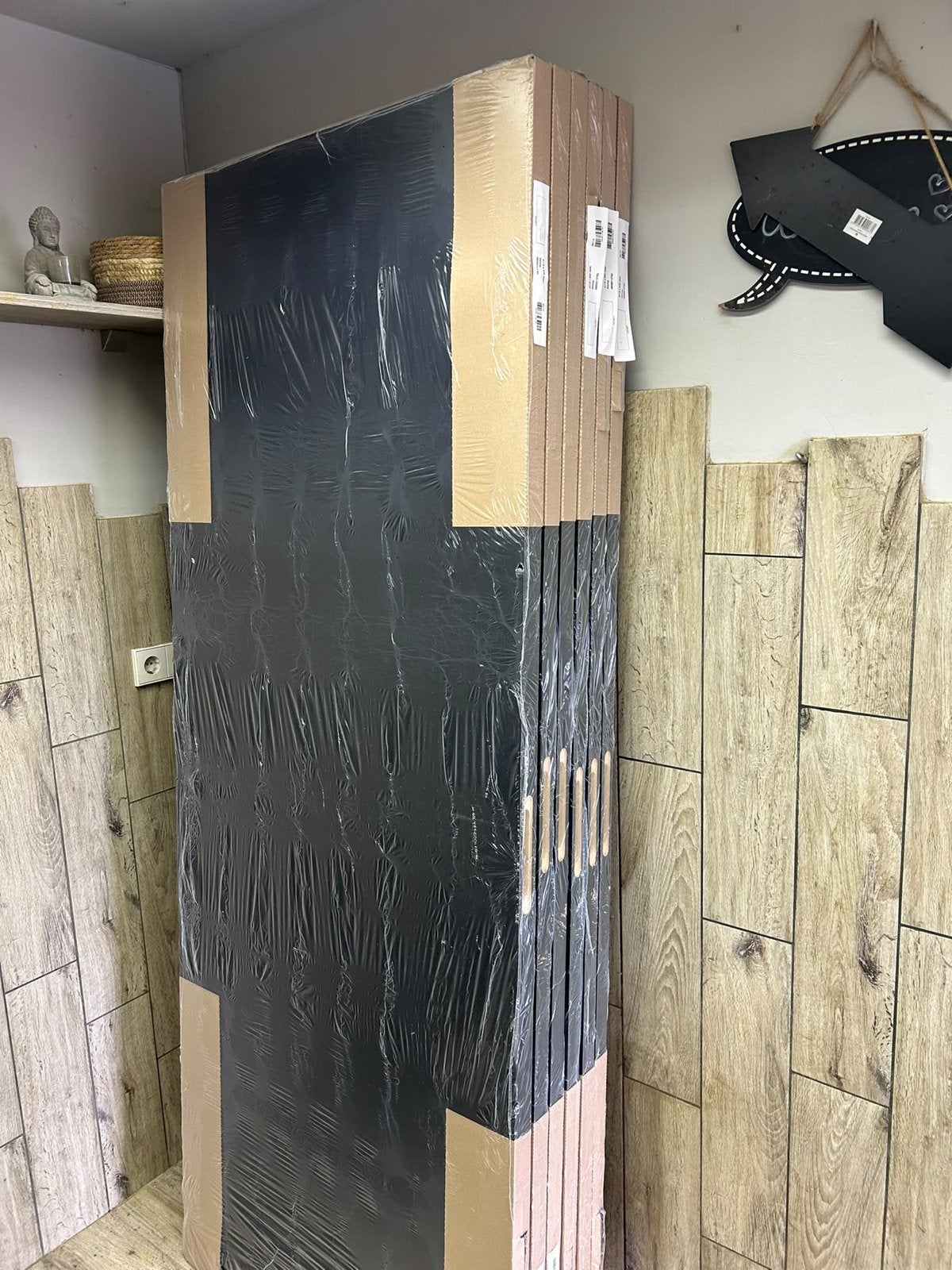 6 Nieuwe Zwarte Stompe Binnendeuren 2115x830 mm, 80 tot 100 cm, 215 cm of meer, Binnendeur, Nieuw