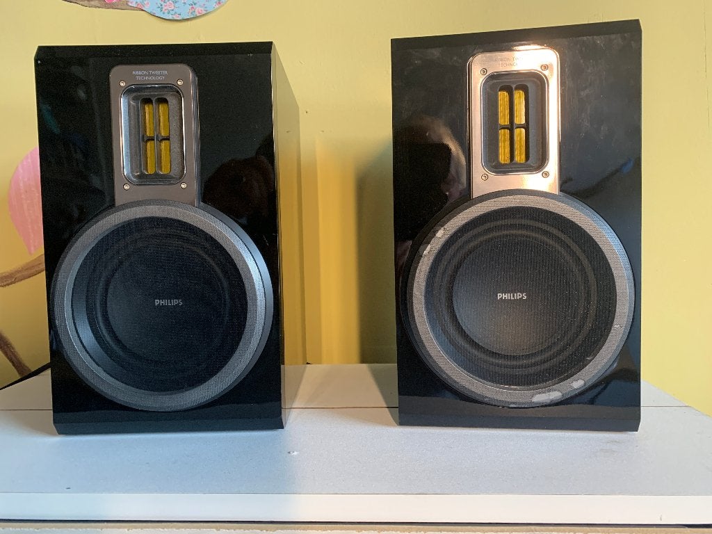 Philips 2-weg boekenplank speakers, Audio, Tv en Foto, Stereo speakers, Philips, Gebruikt, Ophalen of Verzenden