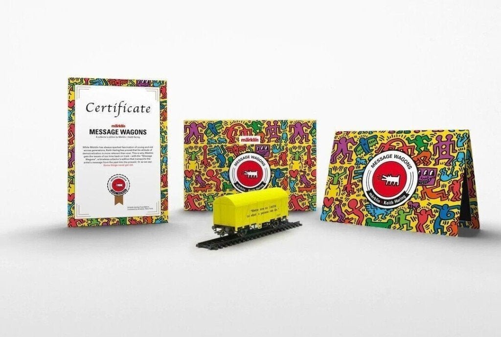 Märklin 48083 Keith Haring Messagewagon, Wisselstroom, Ophalen of Verzenden, Märklin, Nieuw