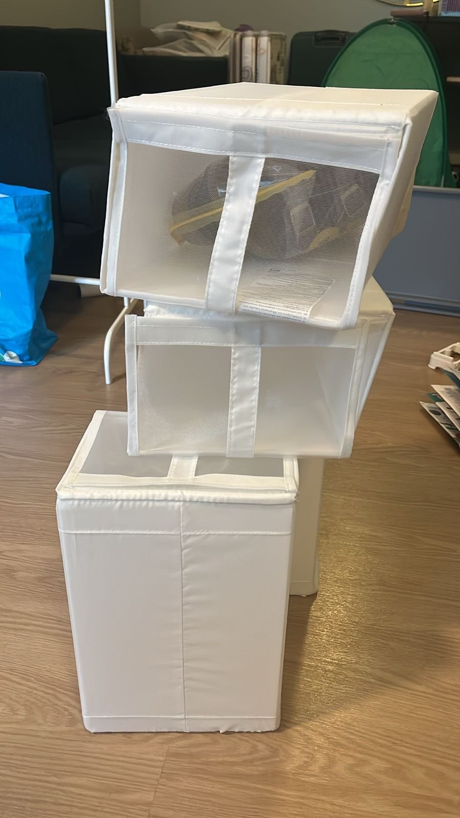 IKEA SKUBB schoenendozen - 4 stuks, Huis en Inrichting, Overige Huis en Inrichting, Gebruikt, Ophalen