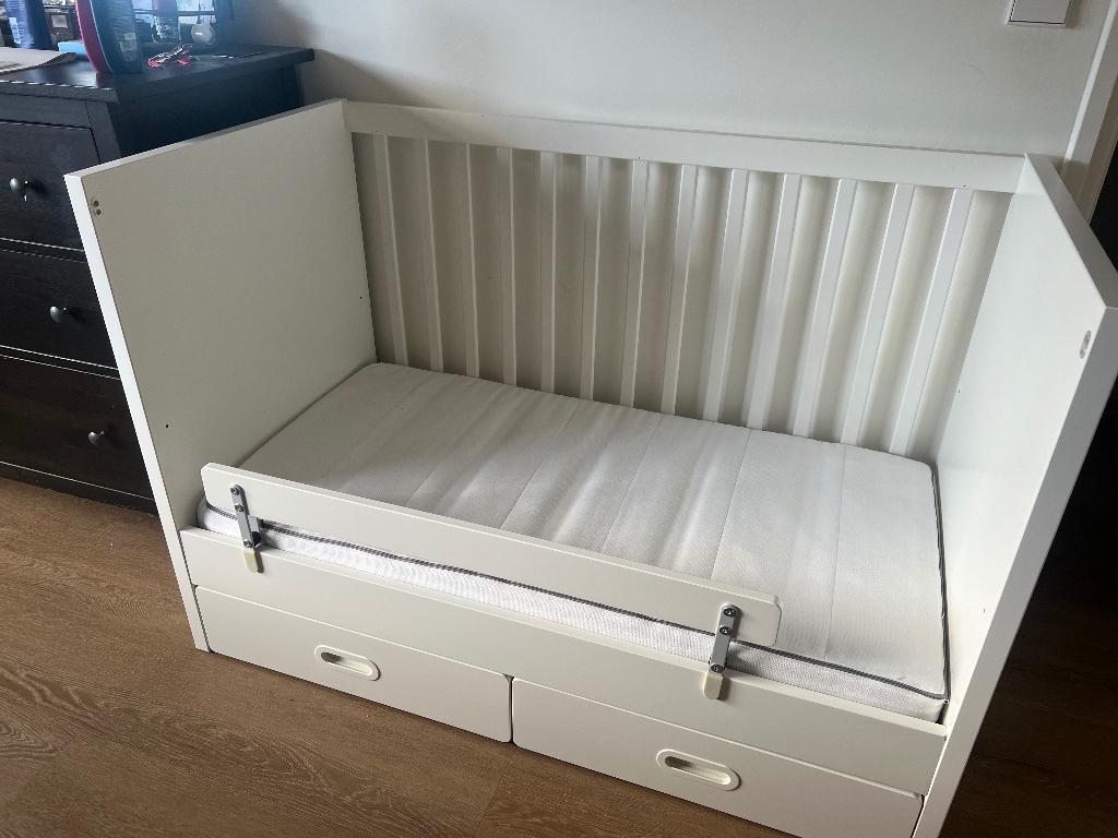 IKEA Stuva Kinderbedje compleet, Kinderen en Baby's, Ophalen, Gebruikt, Minder dan 140 cm, Matras