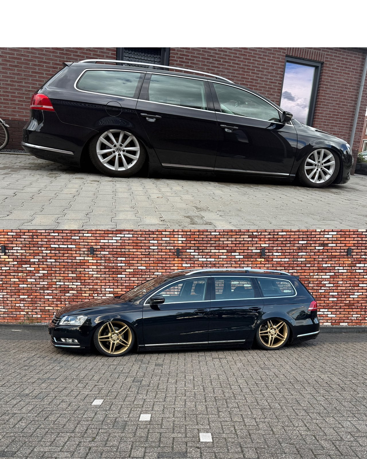 Volkswagen Passat met Airride liefhebbers auto, Automaat, Achterwielaandrijving, Zwart, 4 cilinders