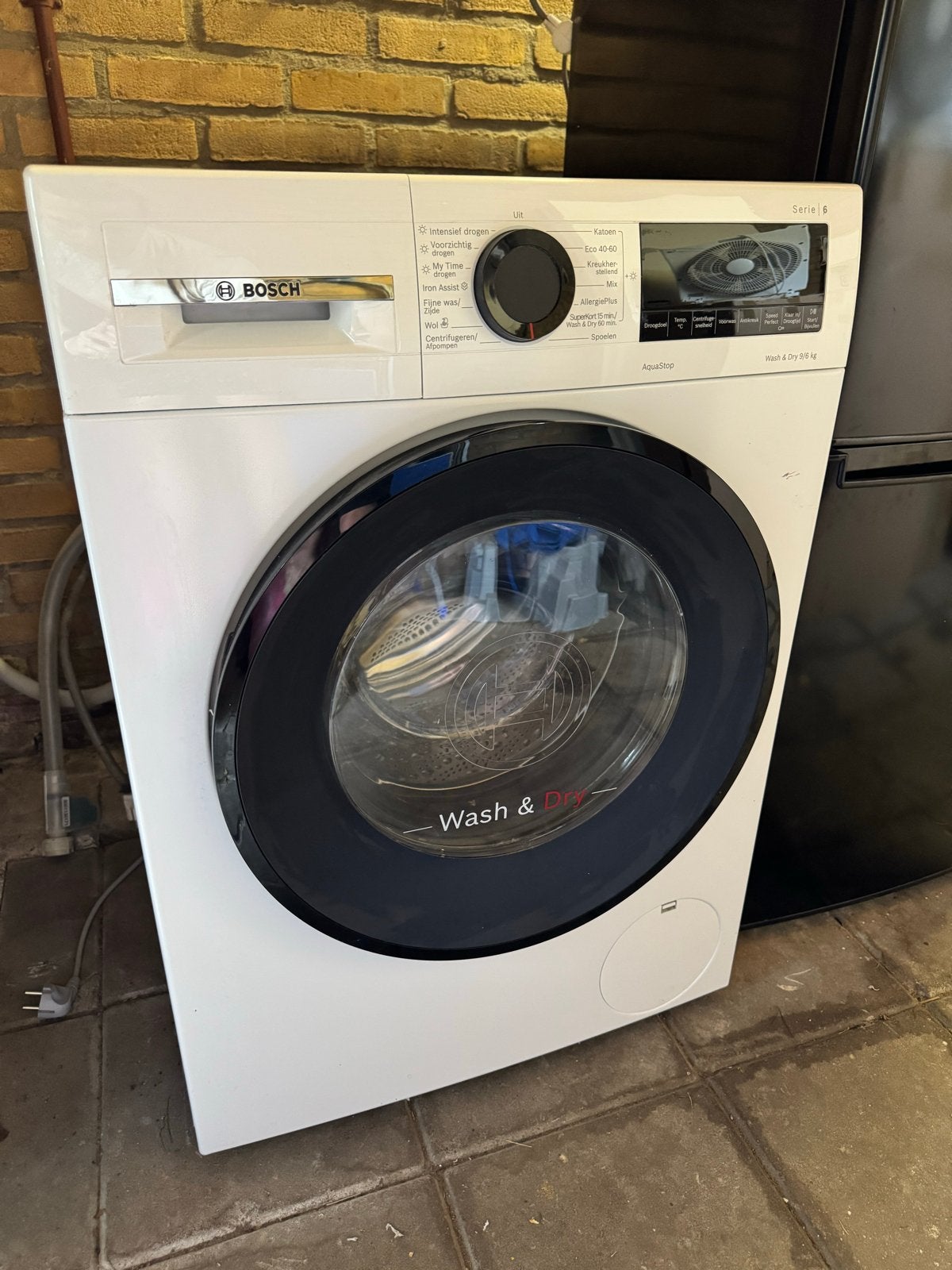 Bosch Serie 6 WNA14420NL Was-droogcombinatie, Witgoed en Apparatuur, Wasmachines, Ophalen, 1200 tot 1600 toeren, Gebruikt, 8 tot 10 kg