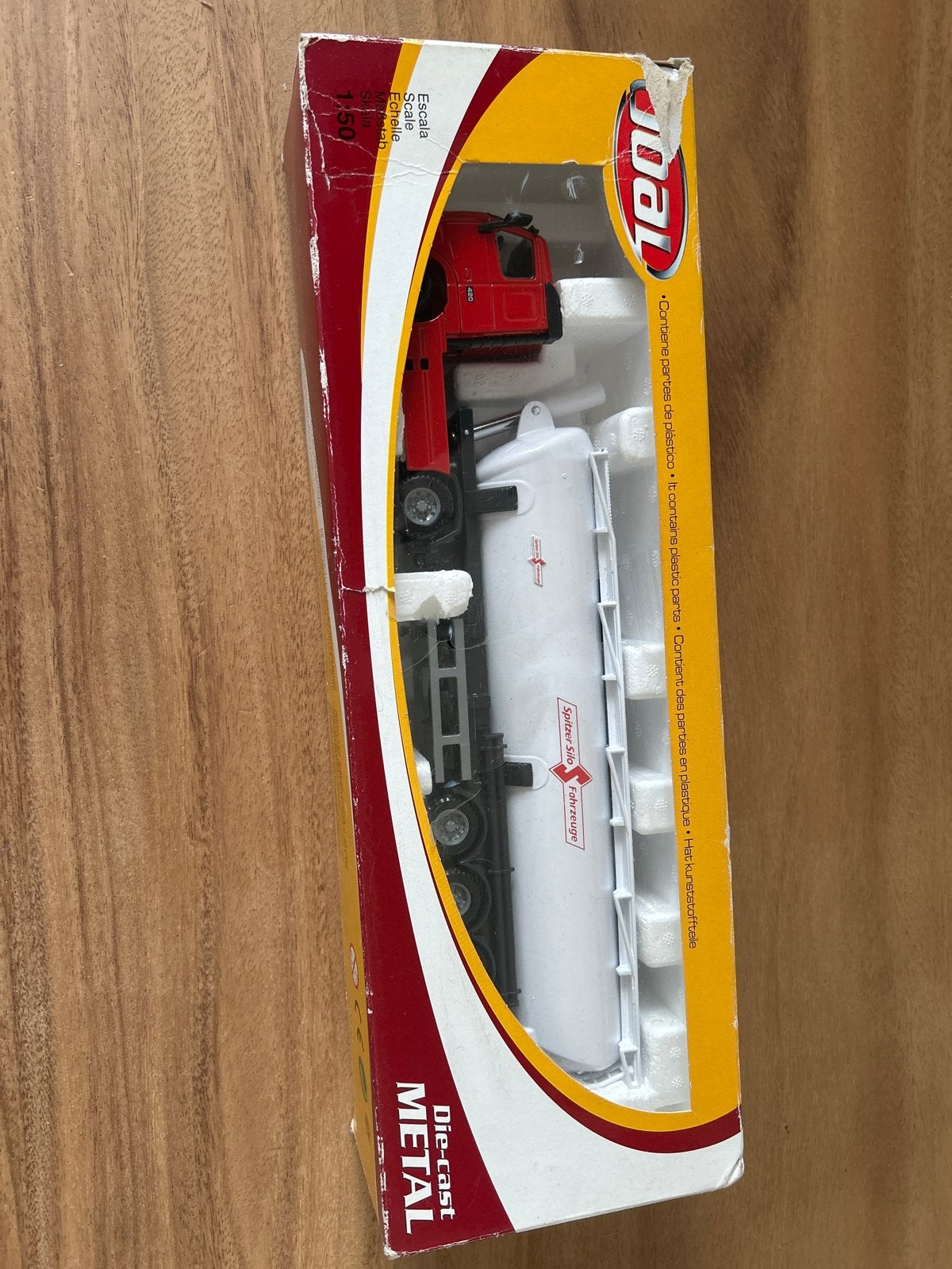 Joal Die-Cast Metal Volvo FH12 420 met Silo Oplegger 1:50, Hobby en Vrije tijd, Modelauto's | 1:50, Ophalen, Nieuw, Bus of Vrachtwagen
