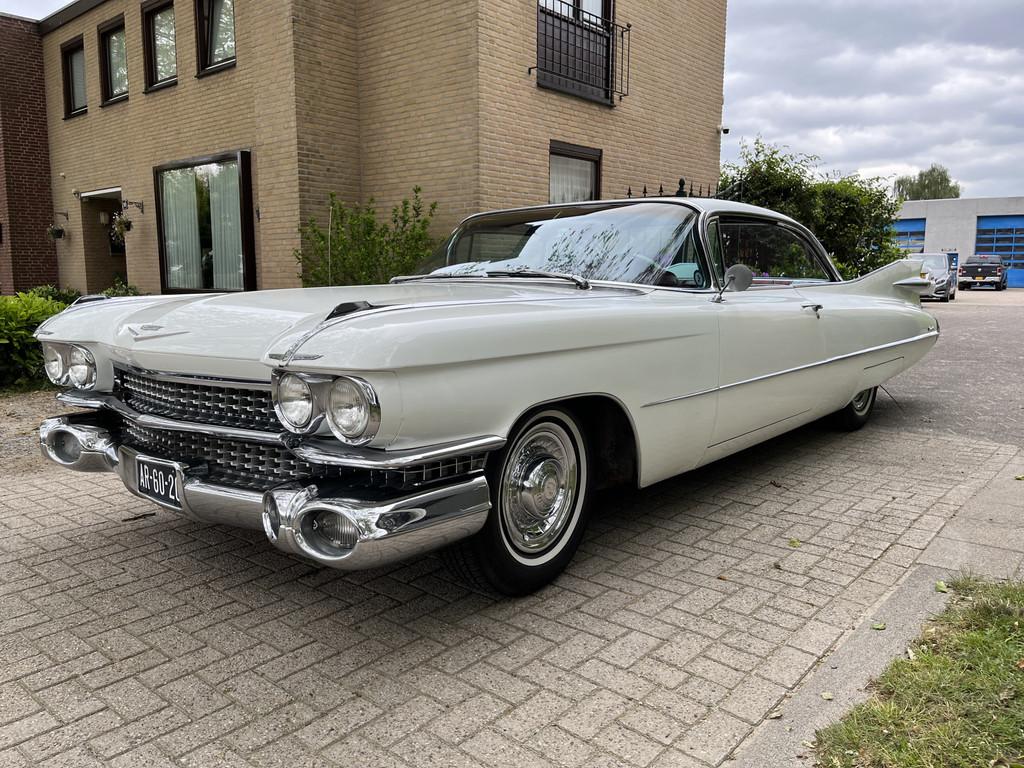 Cadillac 1959 & 50 Amerikaanse Oldtimers 1950 / 1976, Auto's, Radio, Leder en Stof, Geel, Particulier