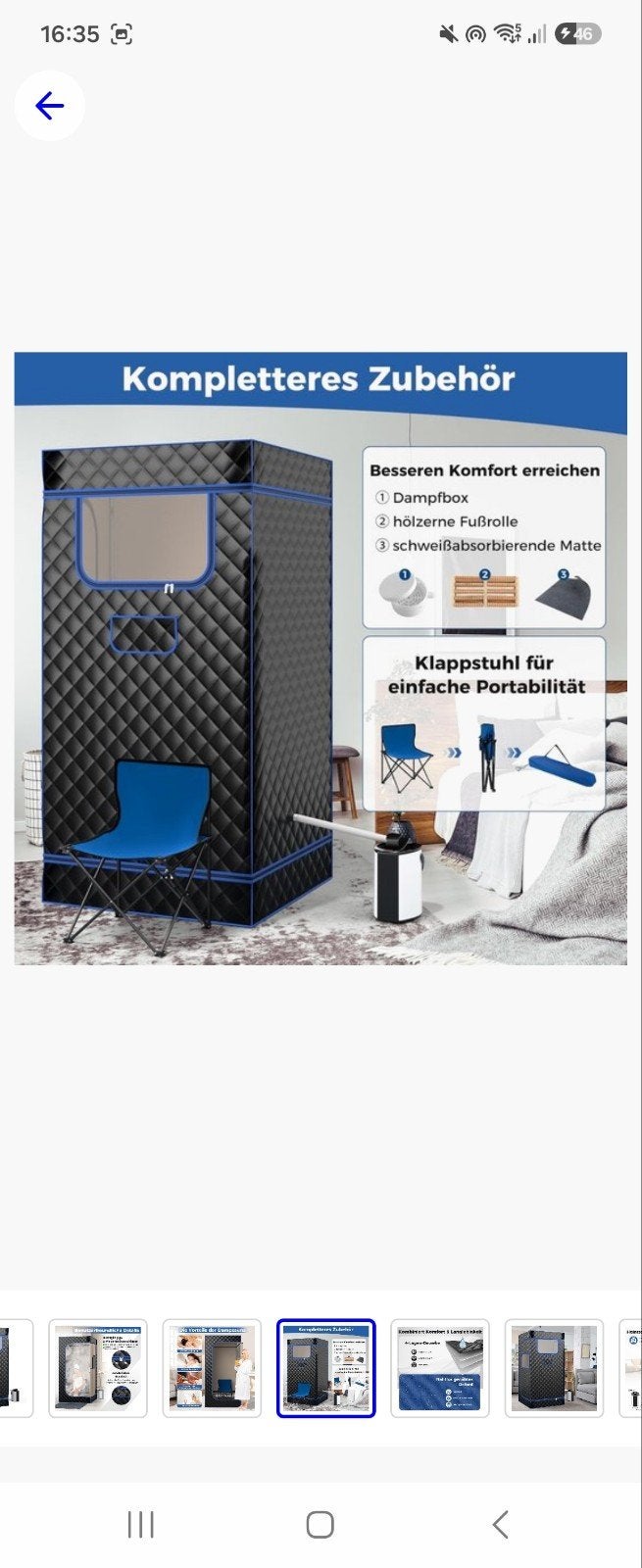 Stoomsauna, thuissauna met 3L stoomgenerator, Ophalen, Zo goed als nieuw, Complete sauna