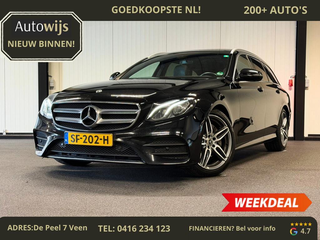 Mercedes-Benz E-klasse Estate 200 Business Solution AMG LINE, Automaat, Gebruikt, 4 cilinders, Zwart
