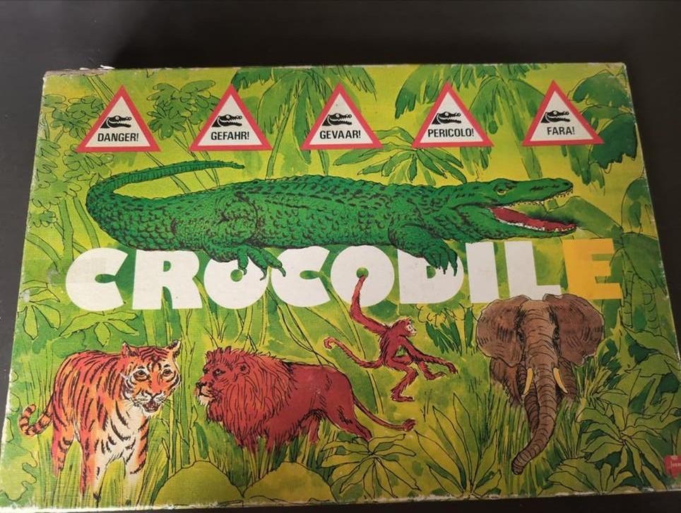 Crocodile, vintage Jumbo 1977, Hobby en Vrije tijd, Gezelschapsspellen | Bordspellen, Ophalen of Verzenden, Zo goed als nieuw