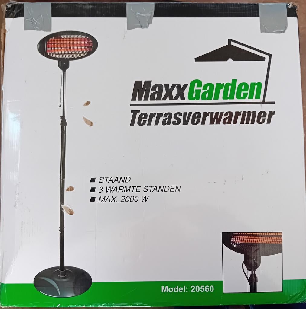MaxxGarden Terrasverwarmer - Zo goed als nieuw, Tuin en Terras, Ophalen, Zo goed als nieuw