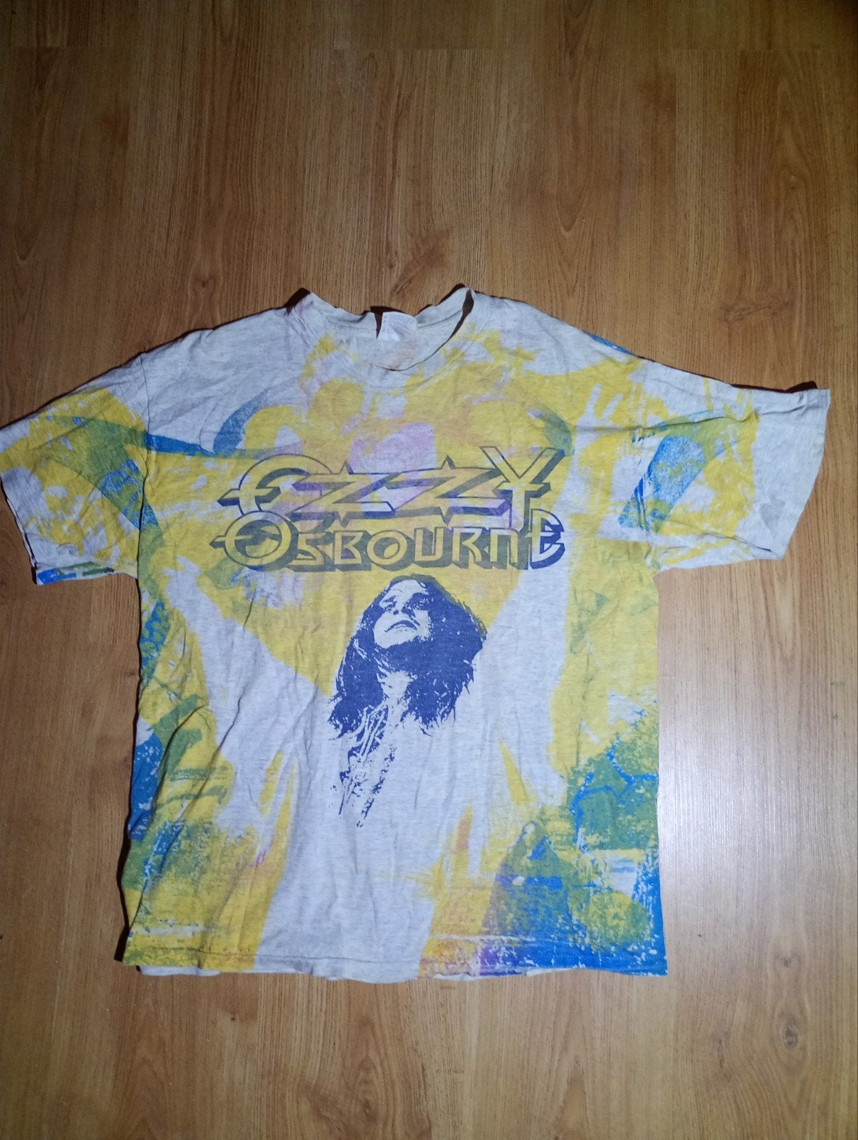 Vintage Ozzy Osbourne T-shirt Hanes Ultralight XL, Kleding | Heren, Meerkleurig, Maat 56/58 (XL), Ophalen of Verzenden, Hanes