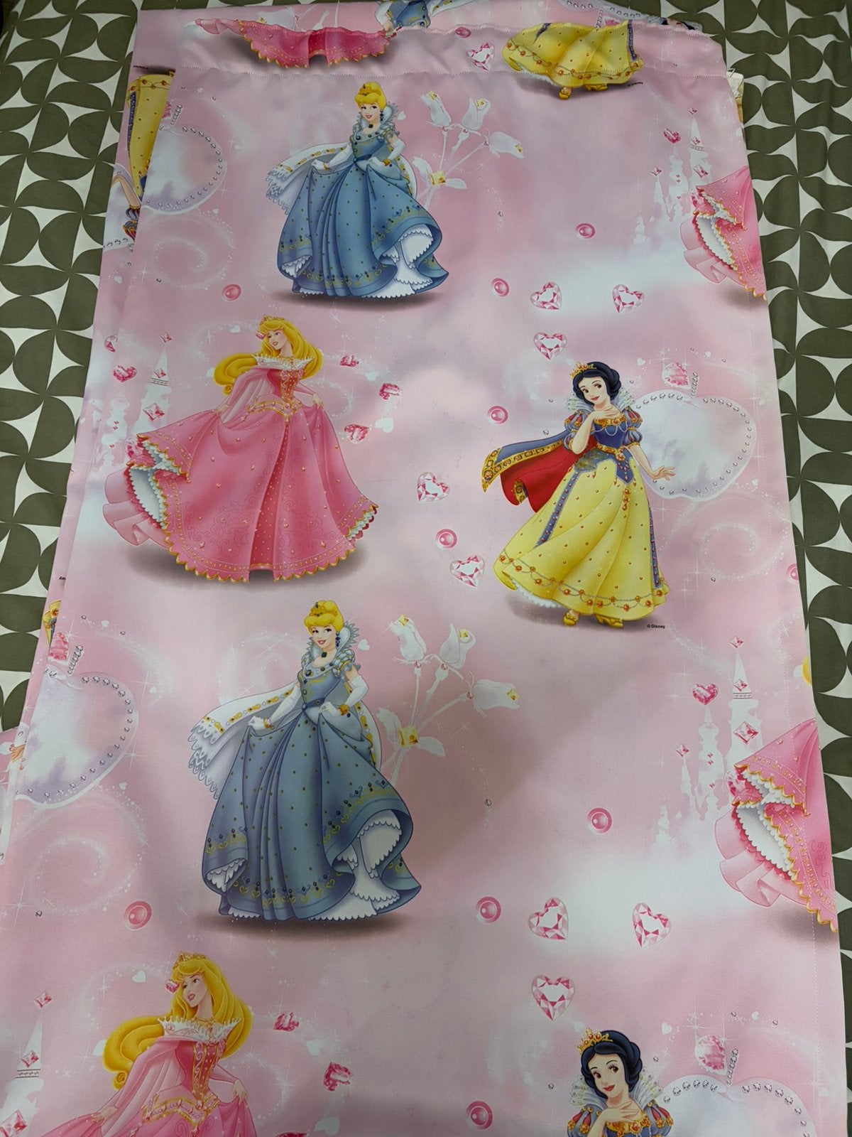 Disney Prinsessen Gordijn - Sneeuwwitje, Assepoester, Aurora, Ophalen, Gebruikt