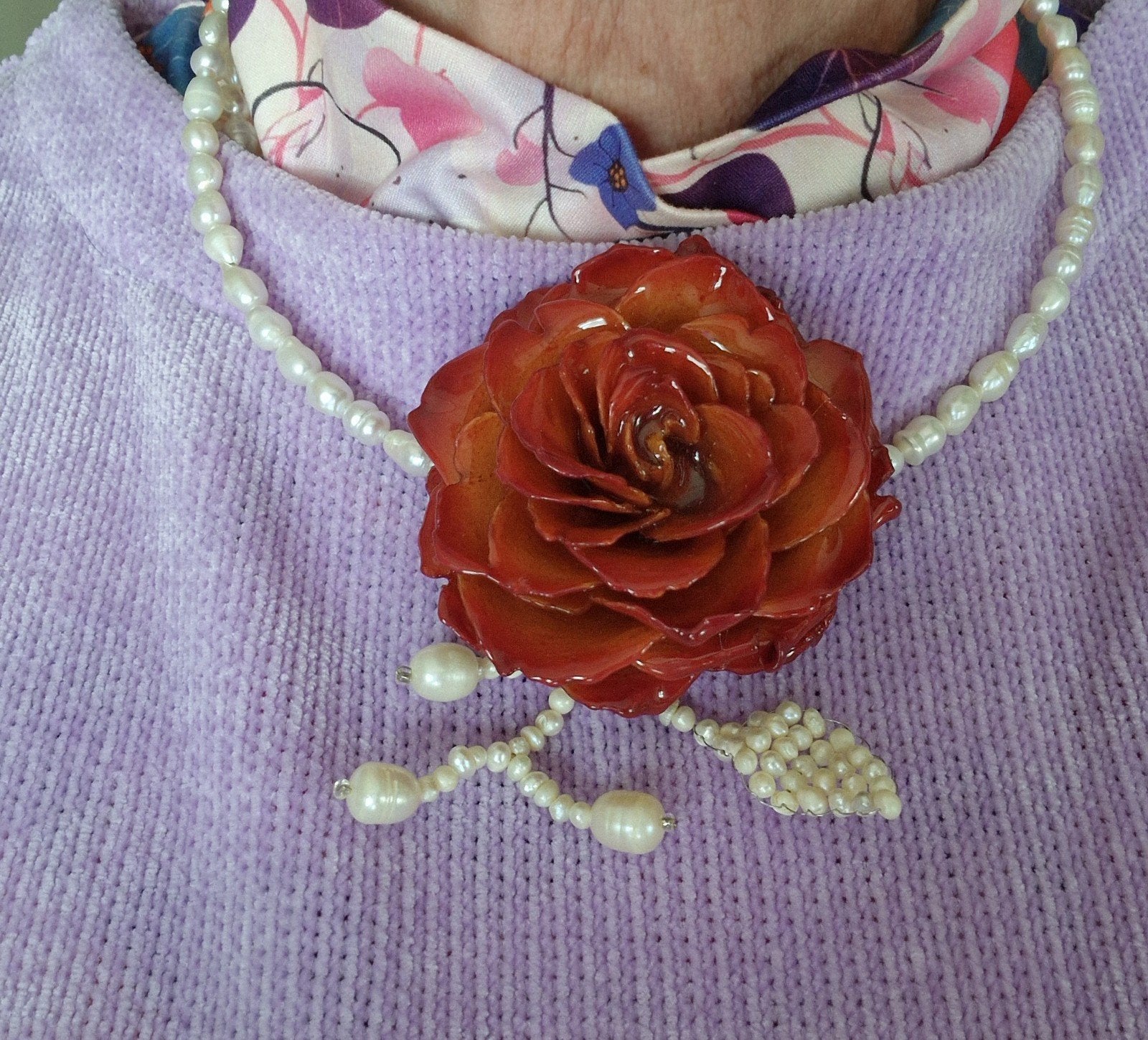 mooie  roze,en choker, Verzenden, Zo goed als nieuw, Roze, Overige materialen