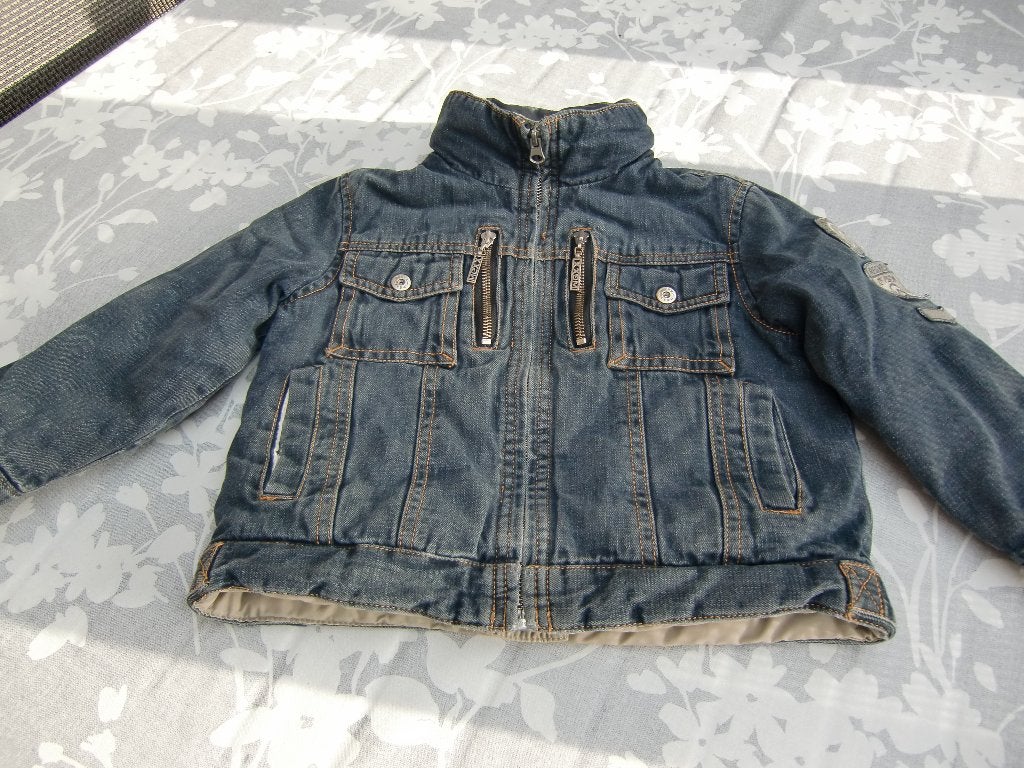 Stoere dikke winter spijkerjas, maat 98-104, Mexx, Mexx, Gebruikt, Ophalen of Verzenden, Jongen