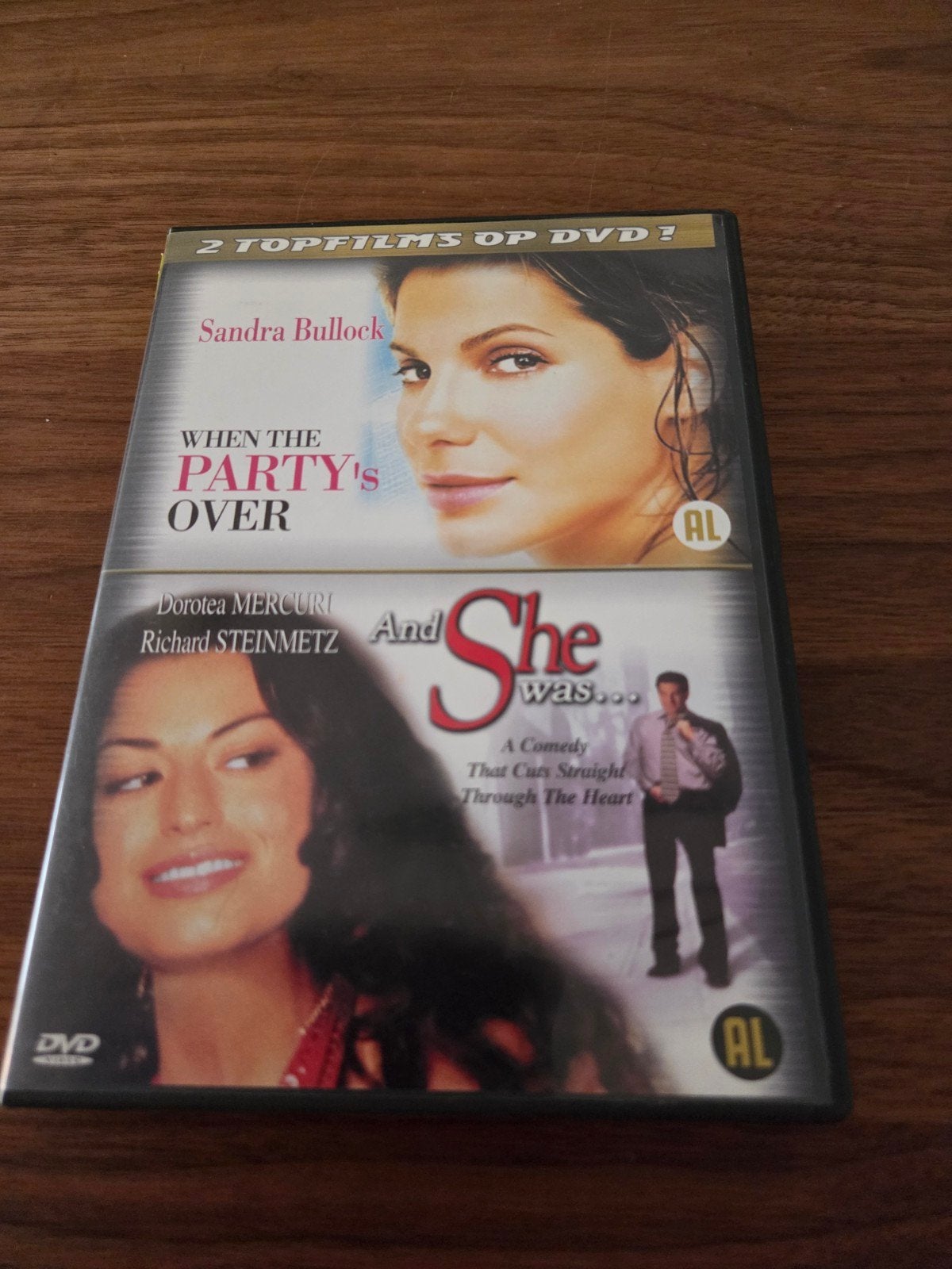 2 Topfilms op DVD: When the Party's Over & And She Was..., Alle leeftijden, Nederlands, Romantische komedie, Ophalen of Verzenden
