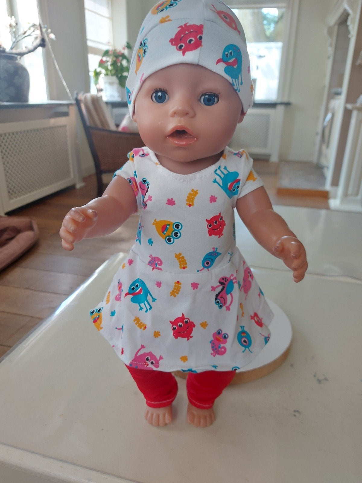 zo leuk grappige monsters set baby born pop 43cm, Ophalen of Verzenden, Nieuw, Babypop