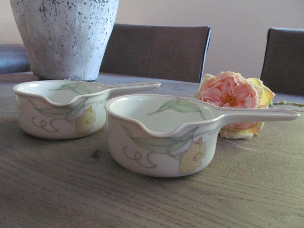 2 Hutschenreuther Tavola Leonard Schaaltjes met Handgrepen, Huis en Inrichting, Keuken | Servies, Keramiek, Ophalen of Verzenden