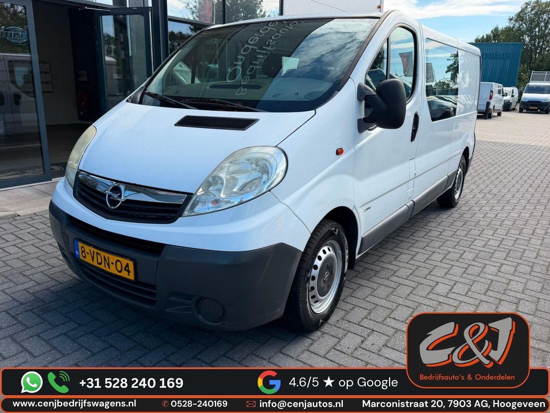 Opel Vivaro 2.0 CDTI L2H1 DC koppeling problemen l airco l n, Overige carrosserieën, Wit, Customercare.nl@stellantis.com, Stellantis Nederland B.V.