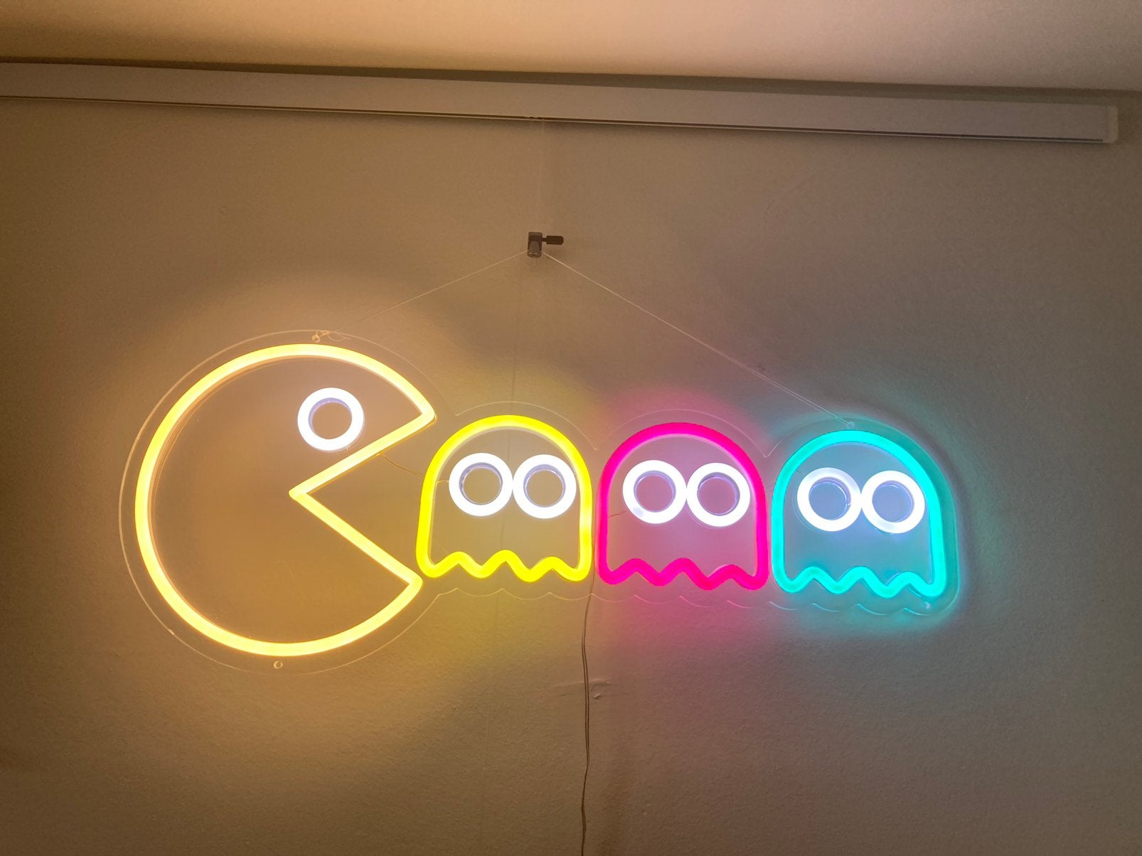 Pacman LED wandlamp, Kunststof, Meerkleurig, Overige fittingen, Ophalen of Verzenden