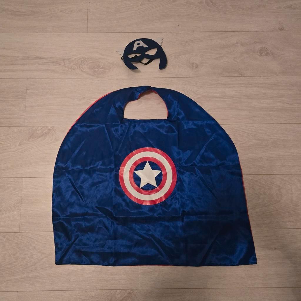 Cape + masker avengers, Ophalen of Verzenden, Gebruikt, Jongen of Meisje