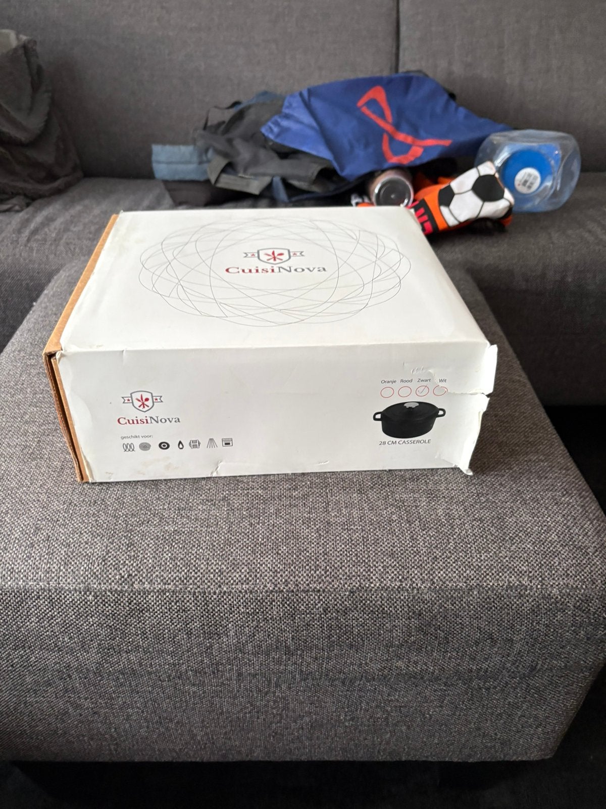 Nieuwe gietijzeren braadpan 28 centimeter CruisiNova, Huis en Inrichting, Keuken | Potten en Pannen, Ophalen of Verzenden, Nieuw