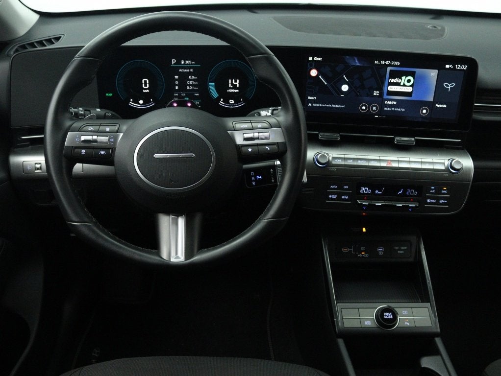 Hyundai KONA 1.6 GDI HEV Comfort | 19 inch | Navigatie | Cam, Auto's, 12 maanden, Stof, Gebruikt, Automatische klimaatregeling