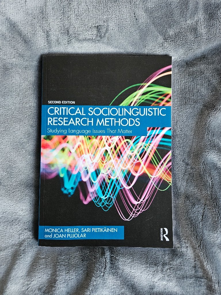 Critical Sociolinguistic Research Methods | 2nd Edition, Ophalen of Verzenden, Beta, Zo goed als nieuw, WO
