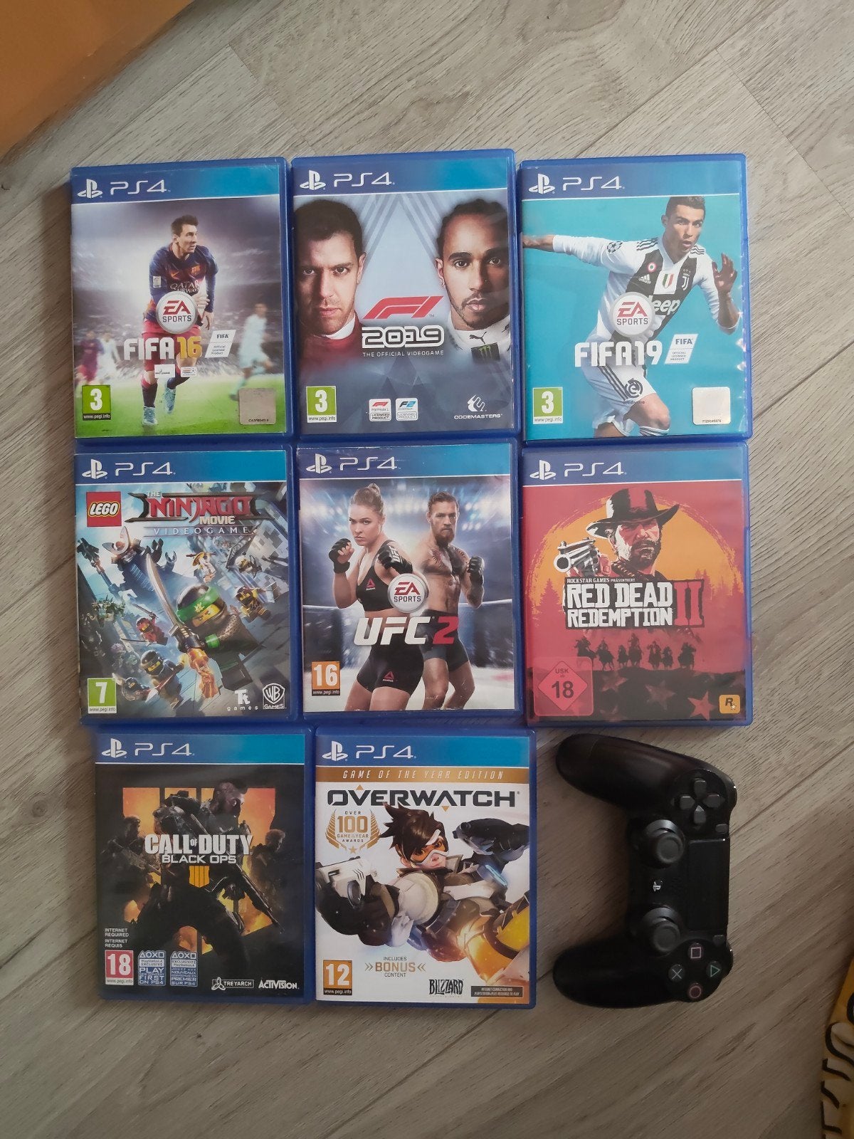 Lego ninjago, red dead redemption 2, Fifa 16,19 ps4, Spelcomputers en Games, Ophalen of Verzenden, Zo goed als nieuw, Sport, 3 spelers of meer