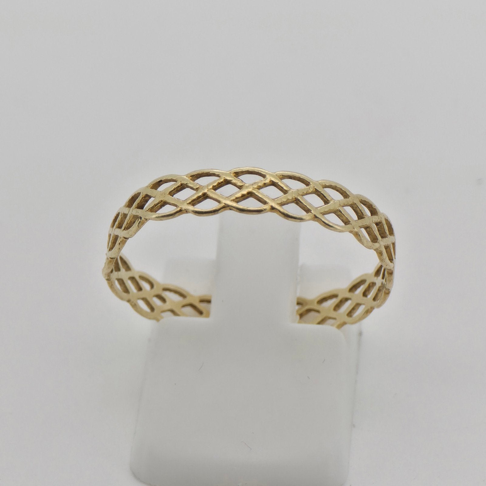 Gouden ring 14k 585 maat 20, 20 of groter, Ophalen of Verzenden, Zo goed als nieuw, Dame of Heer