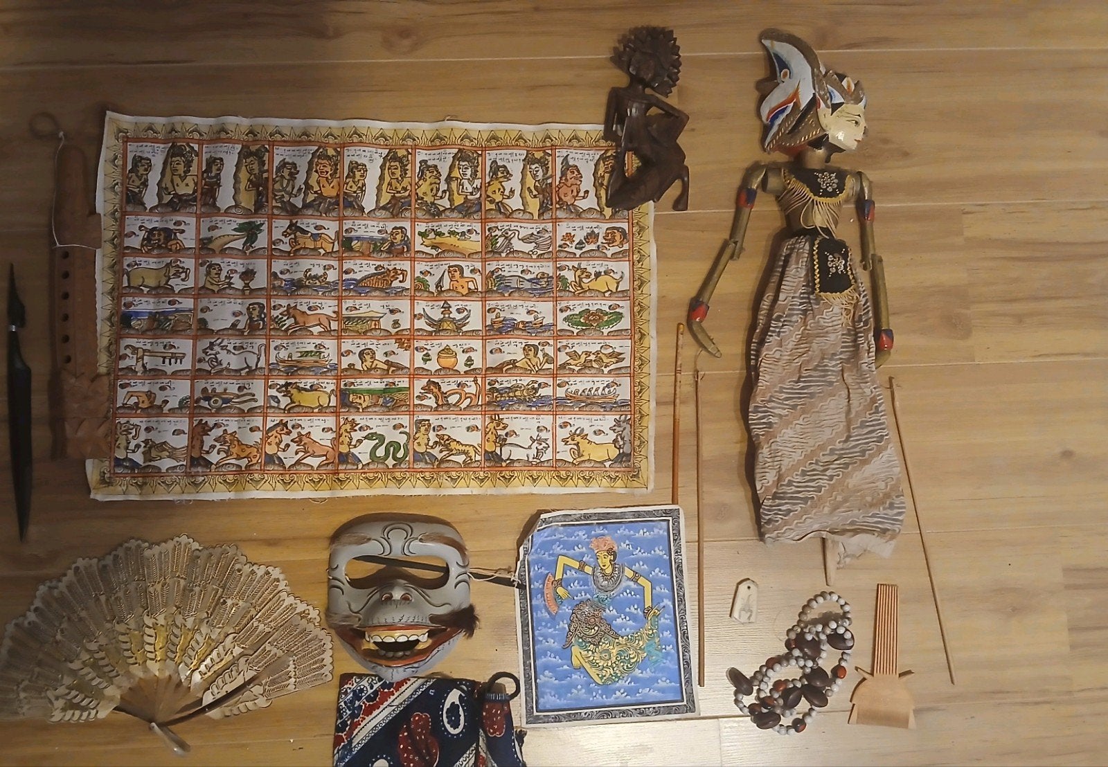 Indonesische spullen, Ophalen