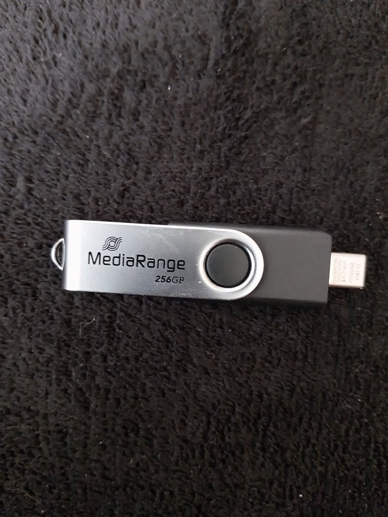 usb stick 256 gb voor smartphone, Computers en Software, Ophalen of Verzenden, Gebruikt, MediaRange, 256 GB