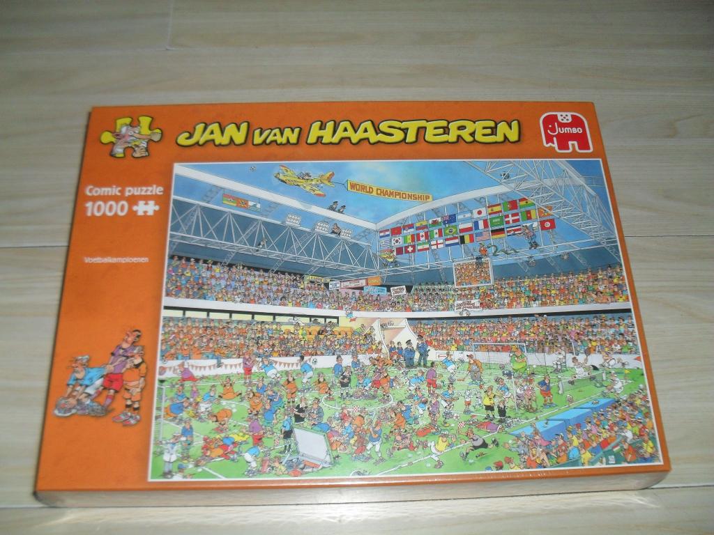 Jan van Haasteren puzzle 1000 stukjes Voetbalkampioenen, Ophalen, 500 t/m 1500 stukjes, Nieuw, Legpuzzel