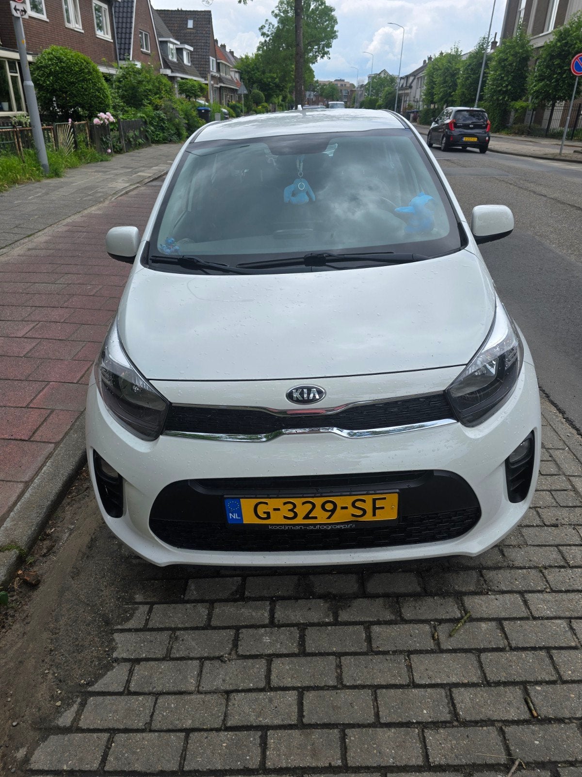 Kia Picanto 1.0 MPi 67pk 5-zits 2019 Wit, Voorwielaandrijving, Stof, Zwart, 4 stoelen