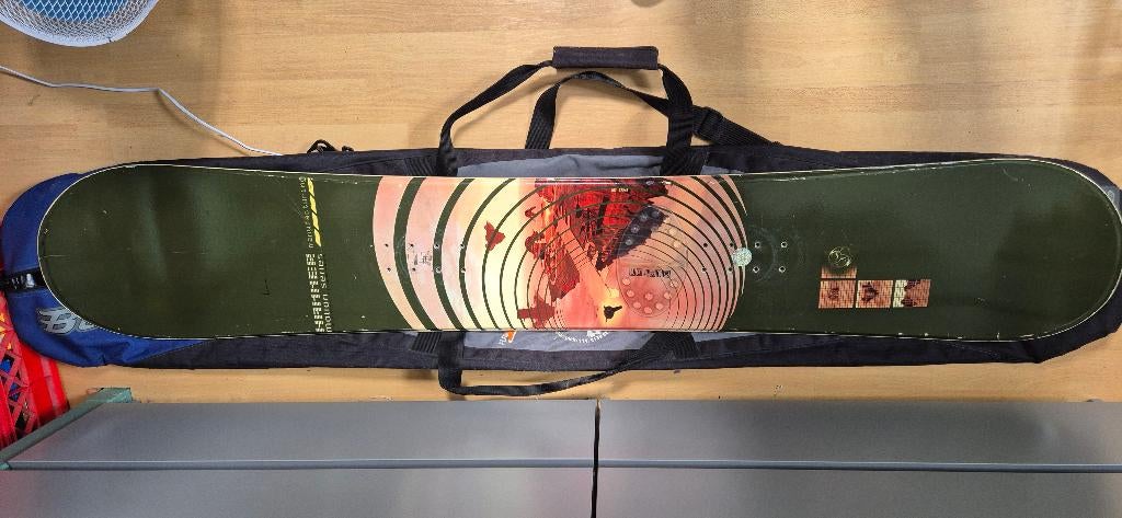 Hammer Snowboard 162cm met tas, Sport en Fitness, Snowboarden, Ophalen, Gebruikt, Board