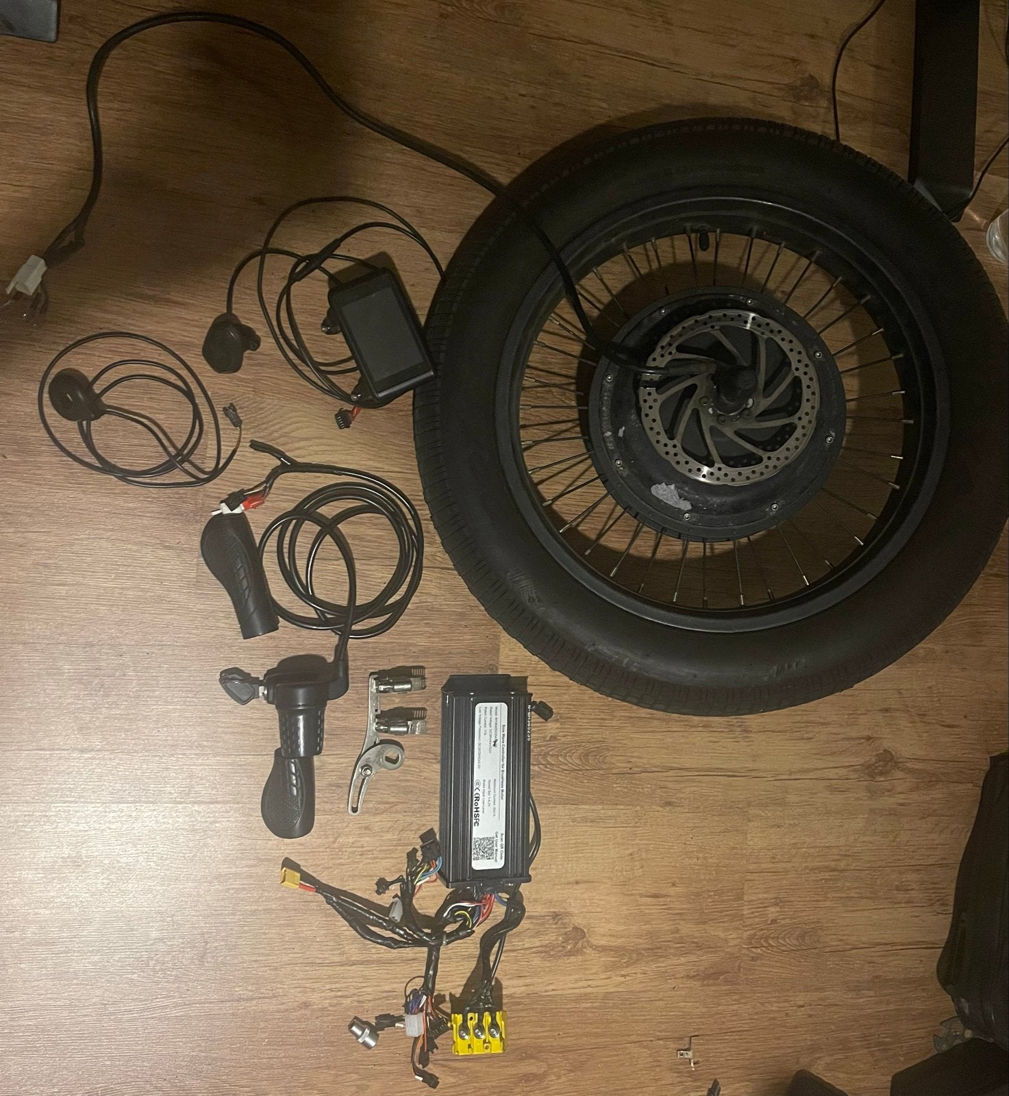 1820W 35A Fatbike Ombouwkit - Compleet & Werkend, Ophalen, Gebruikt, Overige materialen, Motor