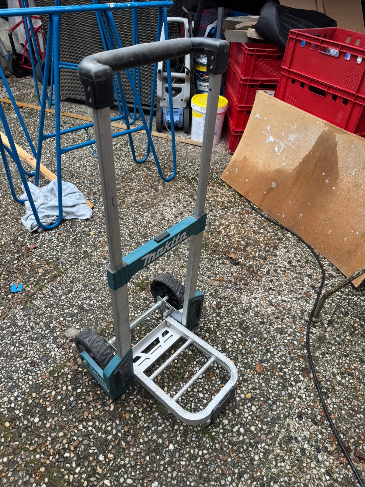 Makita trolly steekwagen steekkar, 60 tot 80 liter, Ophalen, Zo goed als nieuw, Steekwagen