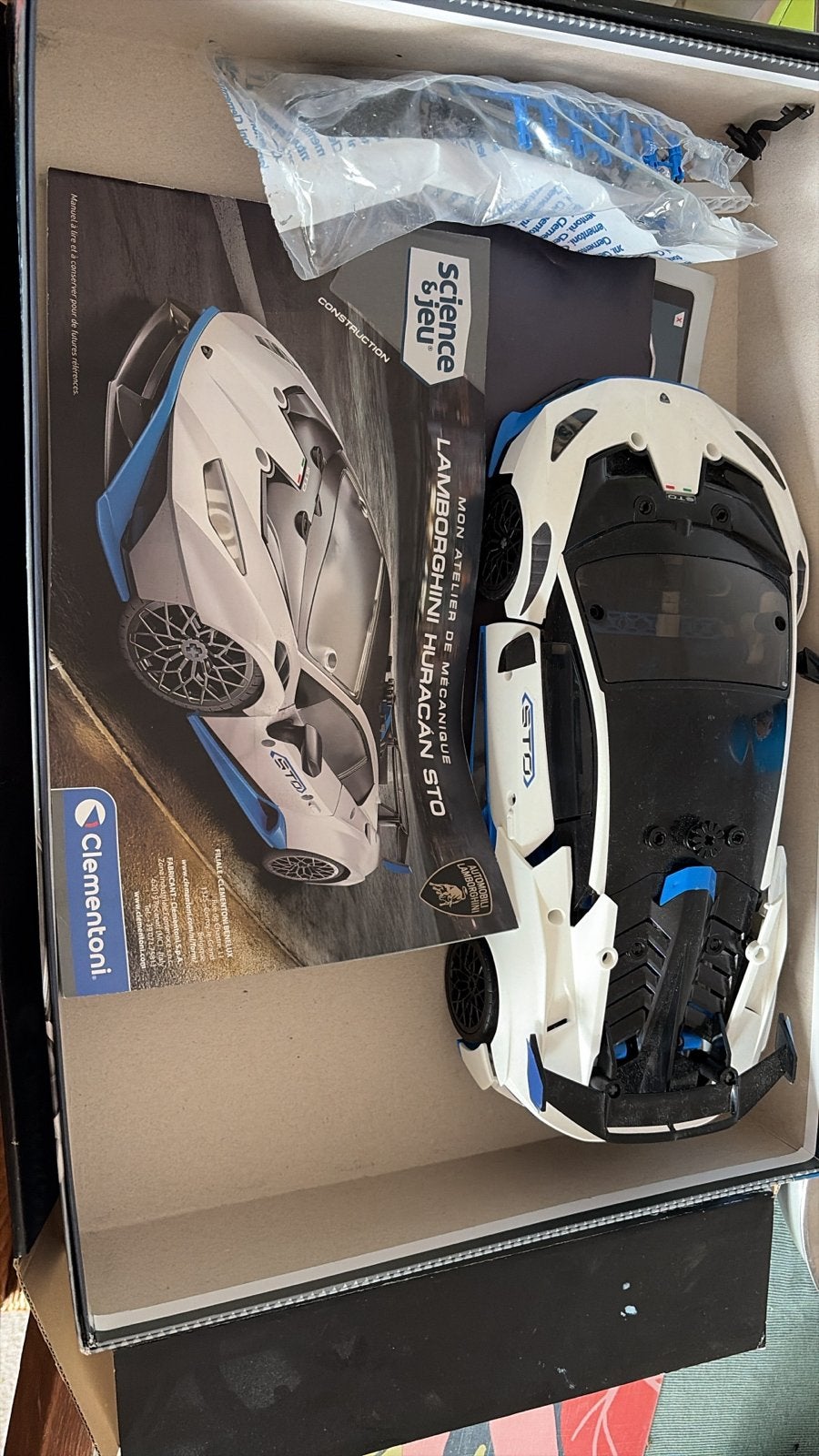 Clementoni Science & Play Lamborghini Huracan STO set, Ophalen of Verzenden, Zo goed als nieuw, Overige merken