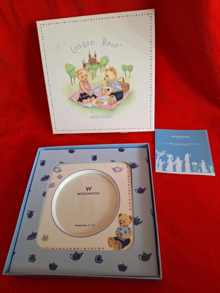 Nieuw Vintage Wedgwood London Bear Fotolijst Baby, Ophalen of Verzenden, Nieuw
