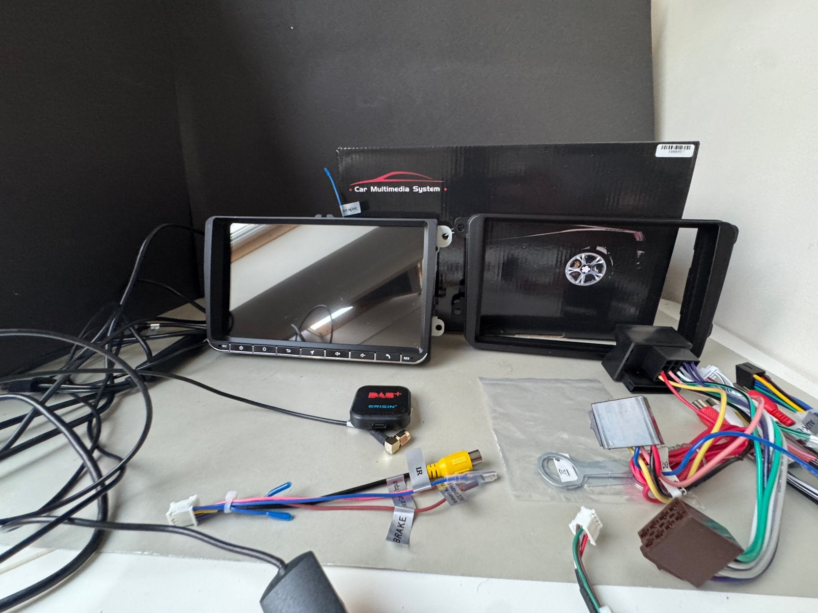 Erisin Android autoradio voor VW Audi Skoda Seat can bus, Auto diversen, Autoradio's, Ophalen of Verzenden, Zo goed als nieuw
