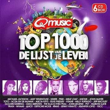 Q-Music Top 1000 - De Lijst Van Je Leven 6CD Nieuw Geseald, Ophalen of Verzenden, Nieuw in verpakking, Pop, Boxset