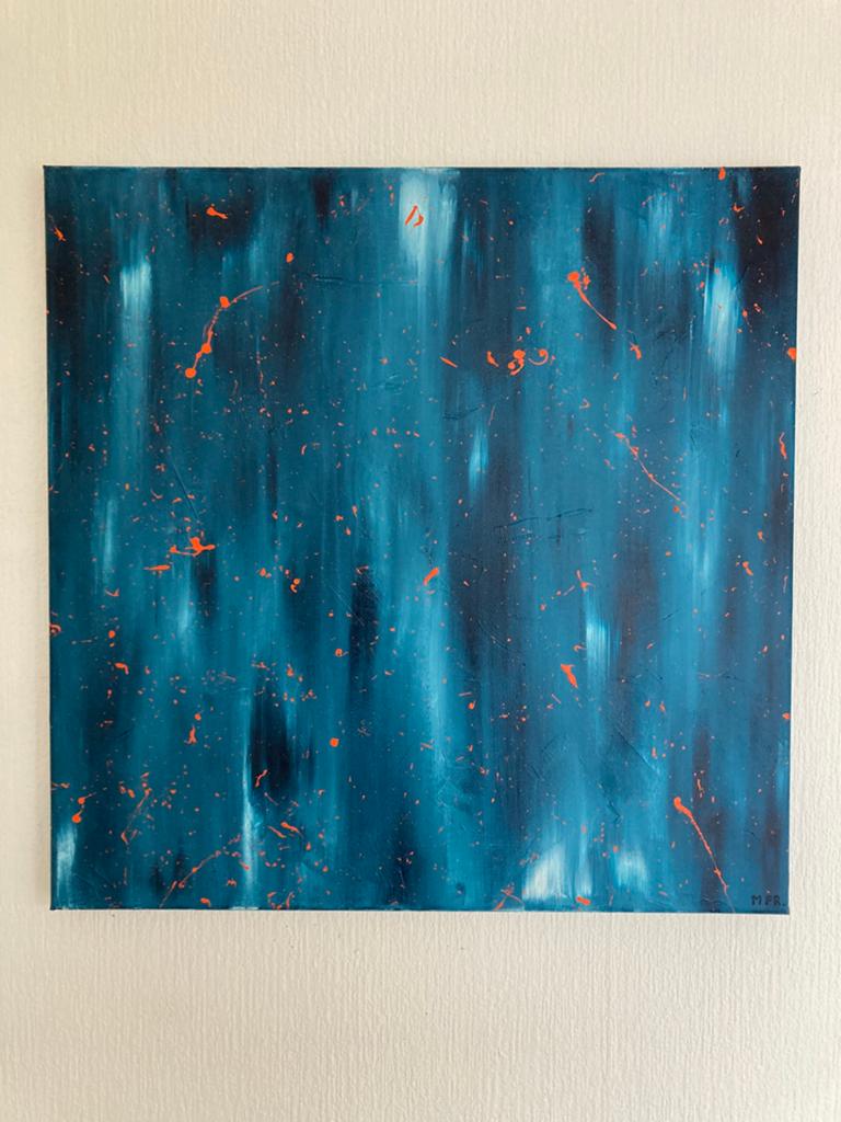 Abstract schilderij (60x60), Ophalen