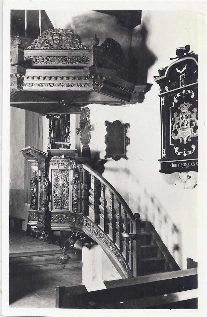 Midwolde Preekstoel oude ongelopen ansichtkaart (A2511 ), Ophalen of Verzenden, 1960 tot 1980, Ongelopen