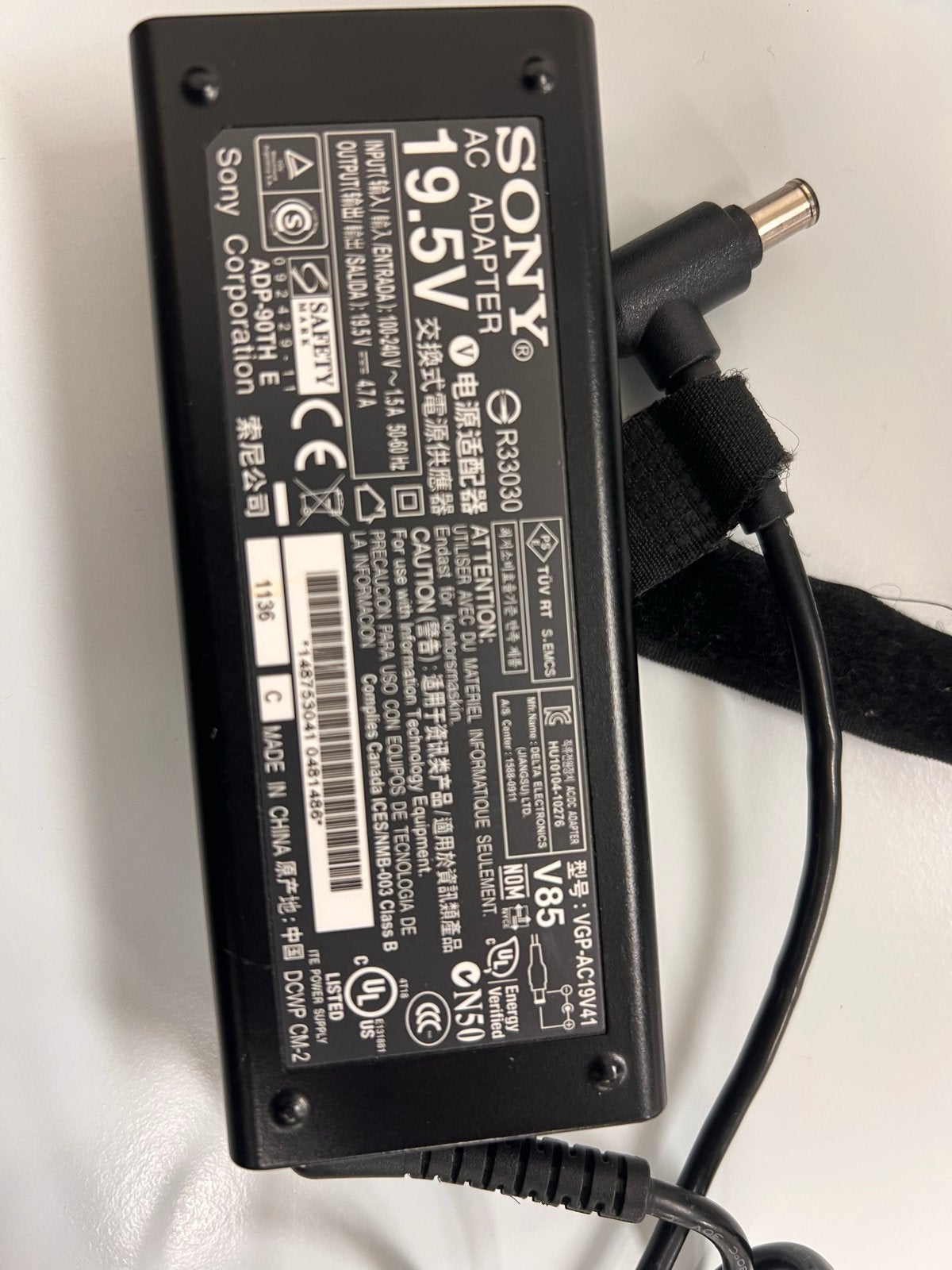 Sony VAIO Oplader 19.5V - ADP-90TH E, Ophalen of Verzenden, Gebruikt