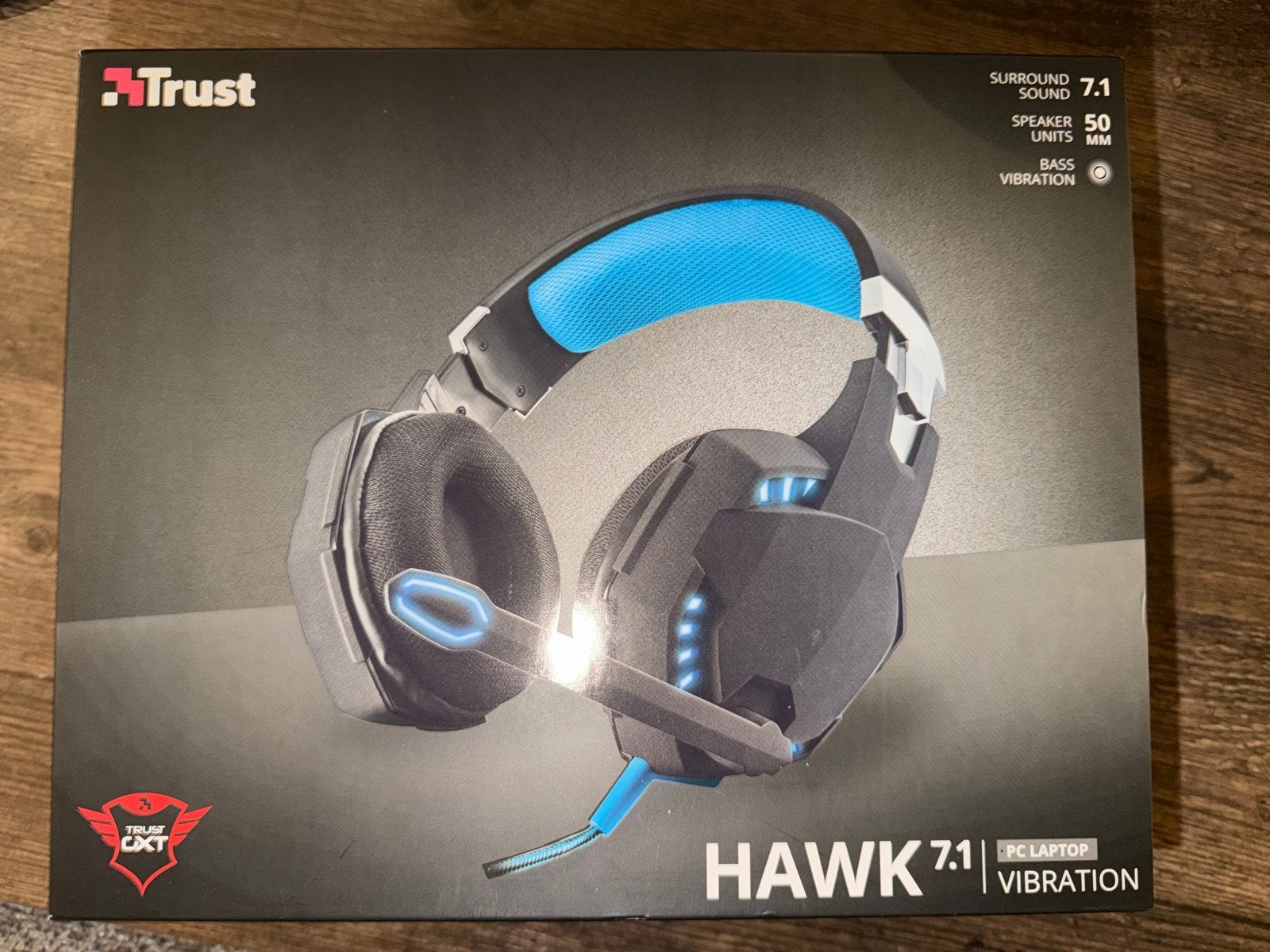 Trust GXT 383 Dion Gaming Headset 7.1 Surround Sound, Ophalen of Verzenden, Zo goed als nieuw, Over-ear, Gaming headset