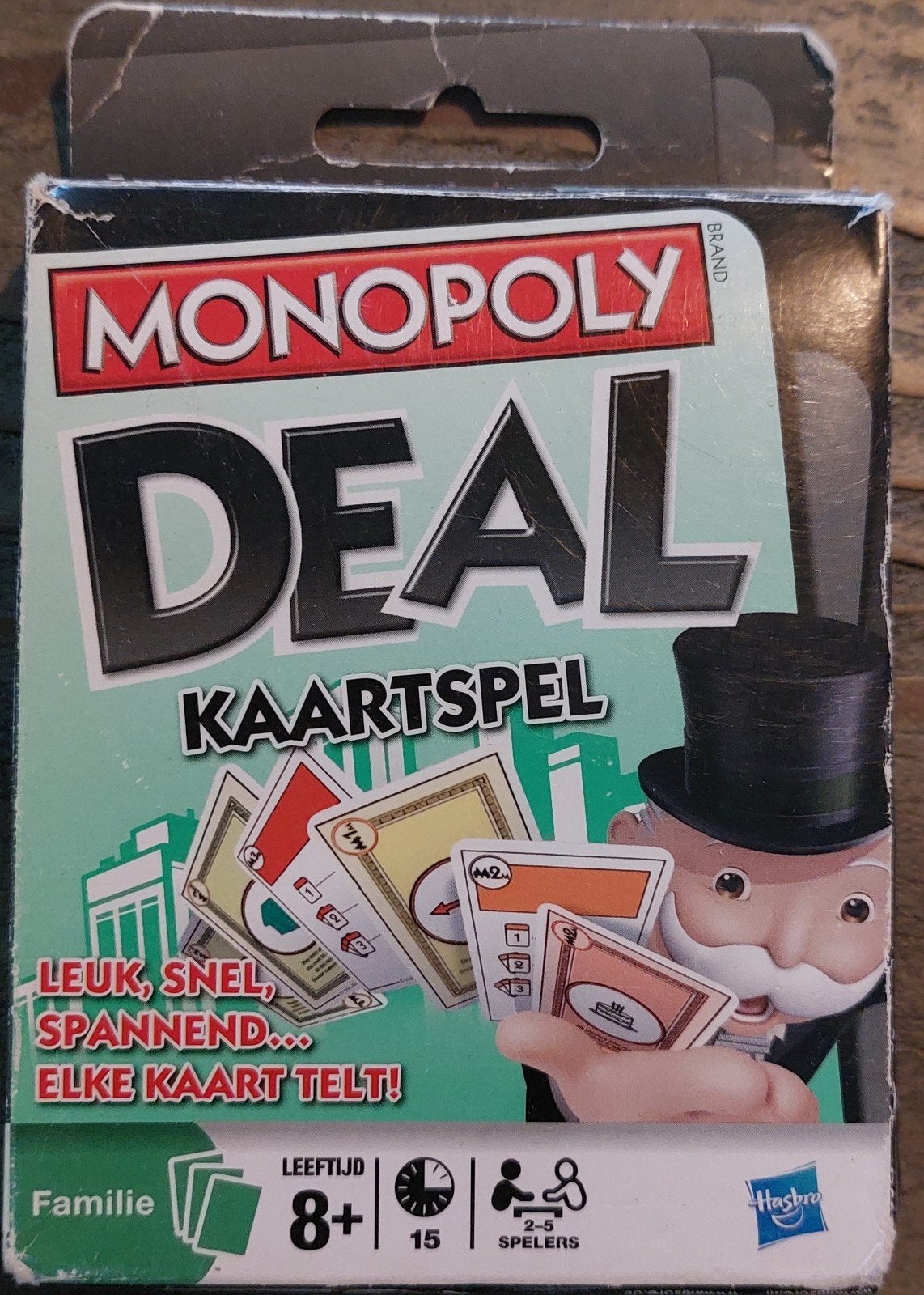 Monopoly Deal Kaartspel, Vijf spelers of meer, Ophalen of Verzenden, Gebruikt, Hasbro
