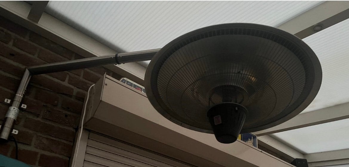 Terrasverwarmer, Tuin en Terras, Terrasverwarmers, Draaibaar, Zo goed als nieuw, Wand, Ophalen